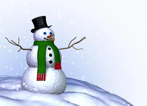 Snowman Stock Illustration