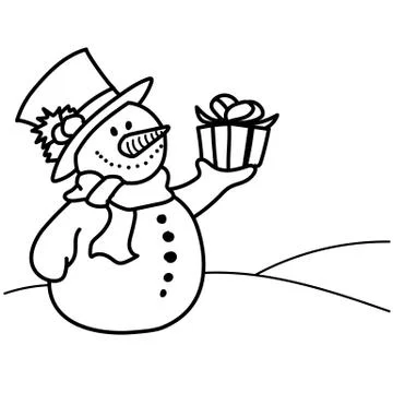Snowman Stock Illustration