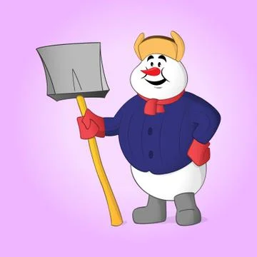 Snowman Stock Illustration