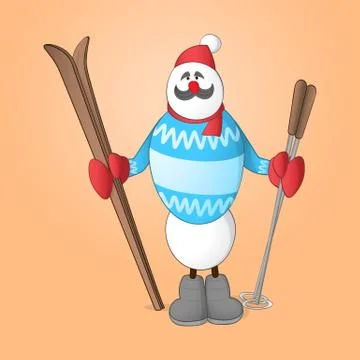 Snowman Stock Illustration