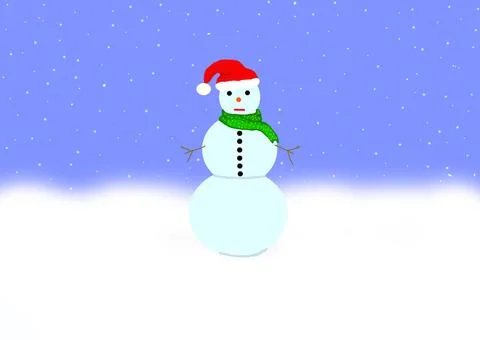 Snowman Stock Illustration