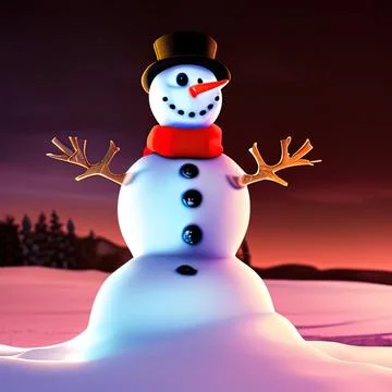 Snowman Stock Illustration