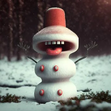 Snowman Stock Illustration