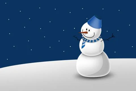 Snowman illustrations Stock Illustration