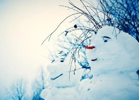 Snowman 스톡 사진