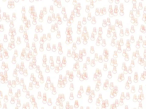 Snowman shape background texture shape Stock Illustration