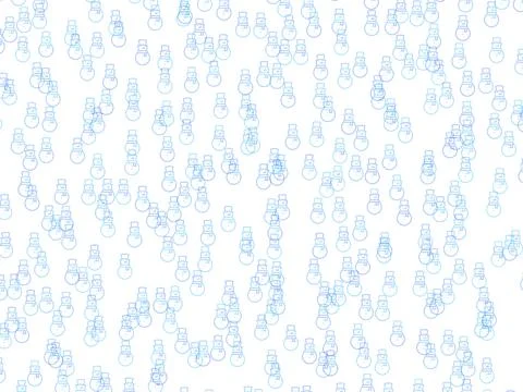 Snowman shape background texture shape Stock Illustration