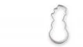 snowman shaped cookie cutter HD Footage