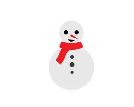 Snowman vector icon illustration design Stock-Illustration