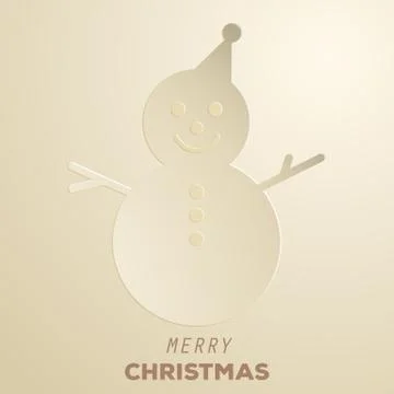 Snowman vector Illustrazione stock