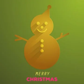 Snowman vector Stock Illustration