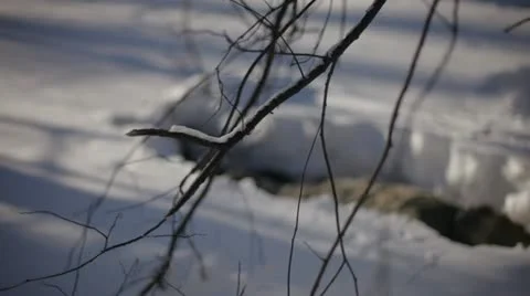 Snowman wake up Video stock 22305639