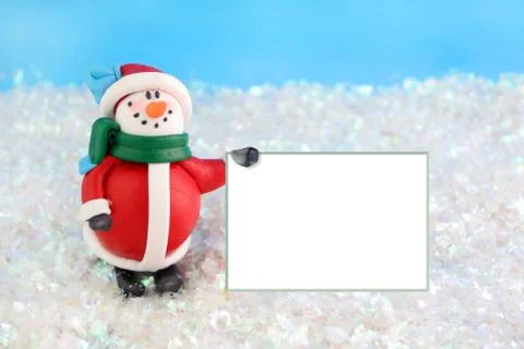 Snowman winter Stock Photos