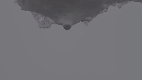 Snowmelt close up 6 Video stock 317896552