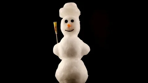 Snowmen 스톡 동영상 117337428