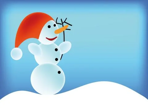 Snowmen Stock Illustration