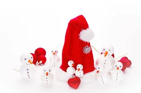 Snowmen Stock Photos