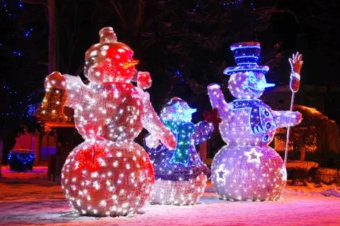 Snowmen Stock Photos