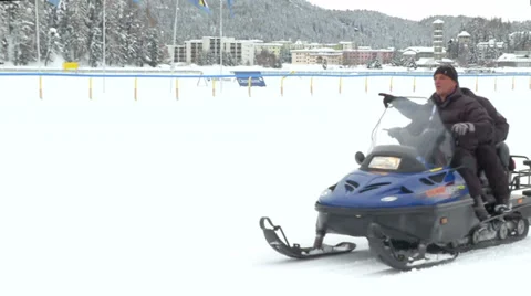 Snowmobile 02 Stock Footage 36175907