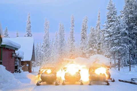 Snowmobile Stock Photos
