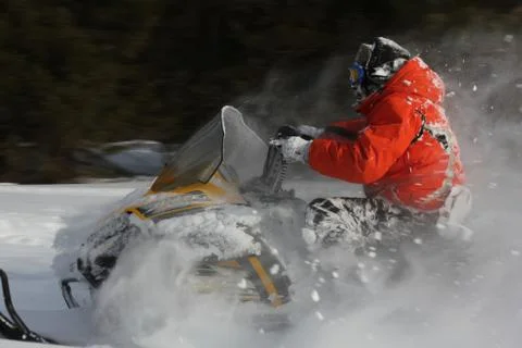 Snowmobile Stock Photos