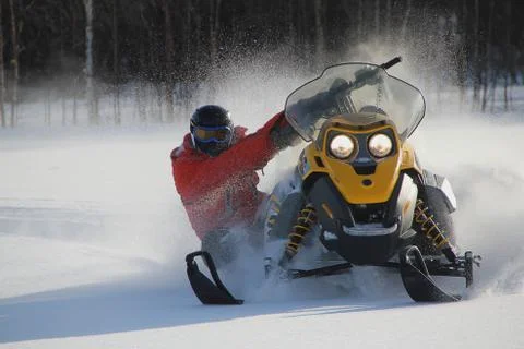 Snowmobile Stock Photos