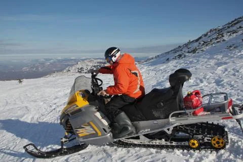 Snowmobile Stock Photos
