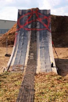 Snowmobile Ramp Stock Photos