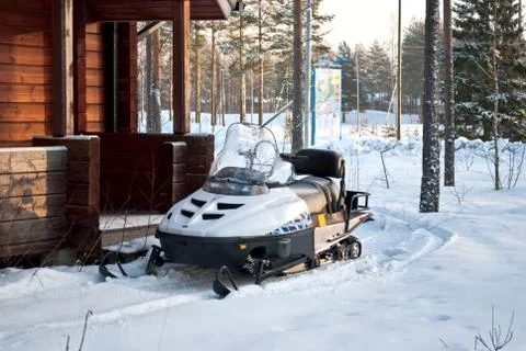 Snowmobiles. Stock Photos
