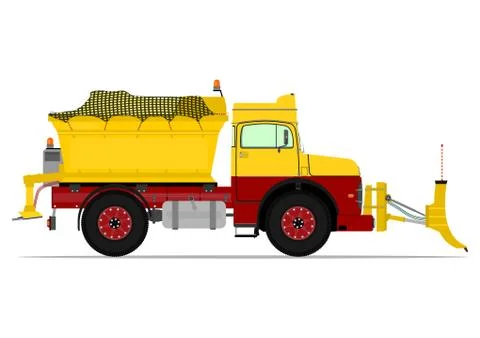 Snowplow Illustrazione stock