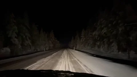 SnowRoad 스톡 동영상 224942738