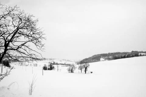 Snowscape Foto stock