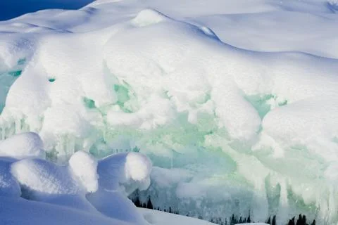 Snowscape Foto stock