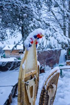 Snowshoe Foto stock