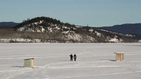 Snowshoeing Stock Footage 1050588