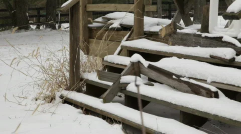 SnowSteps1 Video stock 335579