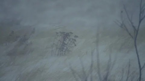SnowStorm 01 Stock Footage 960872