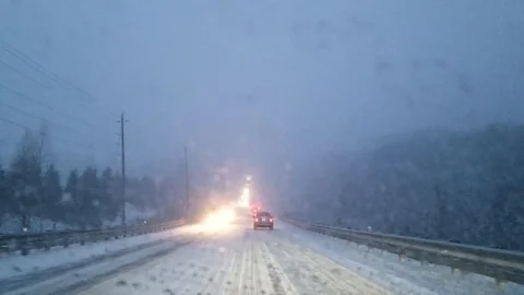 Snowstorm 12 Stock Footage 102014839