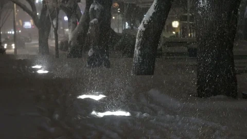 Snowstorm 2 Stock Footage 86447617