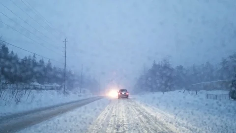 Snowstorm 9 Stock Footage 102015082