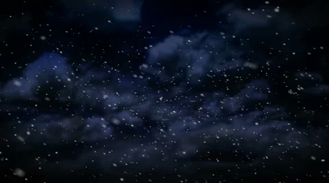 Snowstorm animation background plate Stock Footage