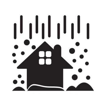 Snowstorm concept Stock Illustration