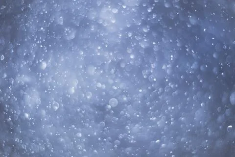 Snowstorm in the evening Stock Photos