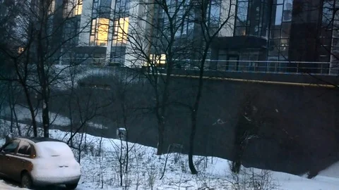 Snowstorm Stock Footage 83733929