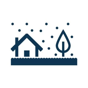 Snowstorm Stock Illustration