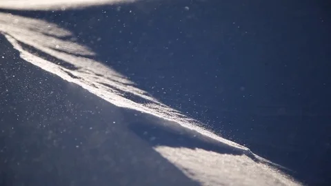 Snowstorm, snowflakes Stock Footage 72492954