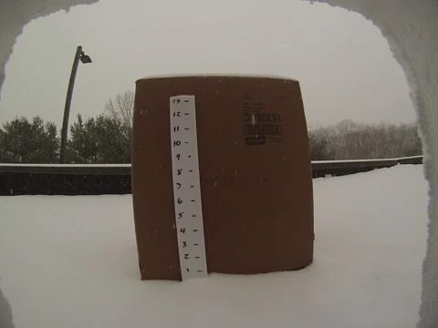 Snowstorm Time Lapse 動画素材 85633781