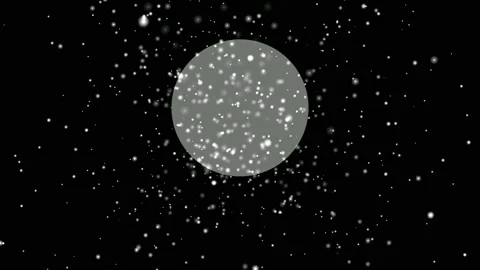 Snowstorm under the moon Stock Footage 168164816