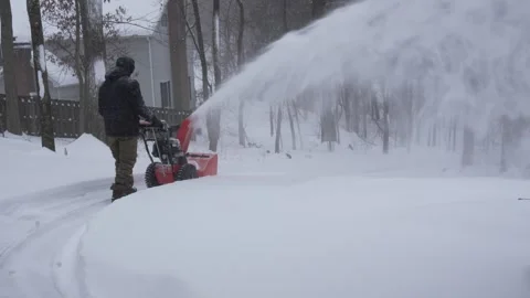 SnowThrower2 Video stock 328060160