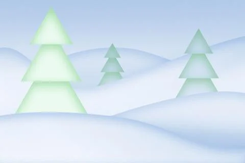 Snowy abstract background Stock Illustration
